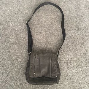 Tumi Leather Crossbody Bag
